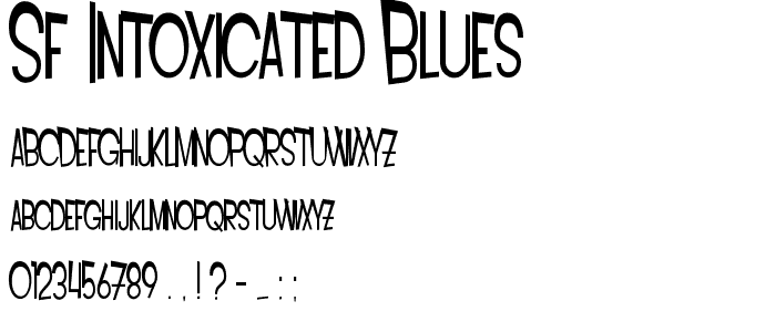 SF Intoxicated Blues font